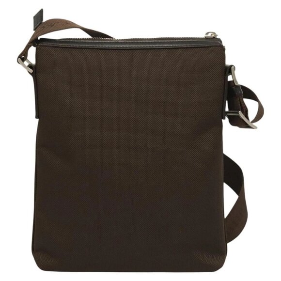 BURBERRY Black label Shoulder Bag Canvas Brown Aut - Picture 2 of 16